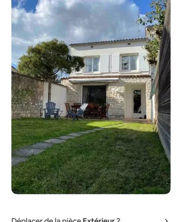 Location meublée maison de ville avec Jardin et Garage