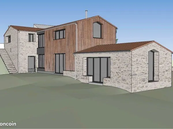 Maison de caractère 143 m² - Grand terrain 1 107