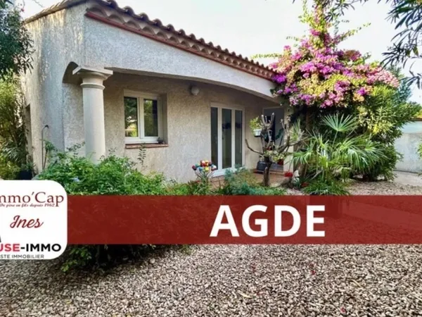 IMMO'CAP - Charmante maison de 4 pièces à Agde avec jardin et garage