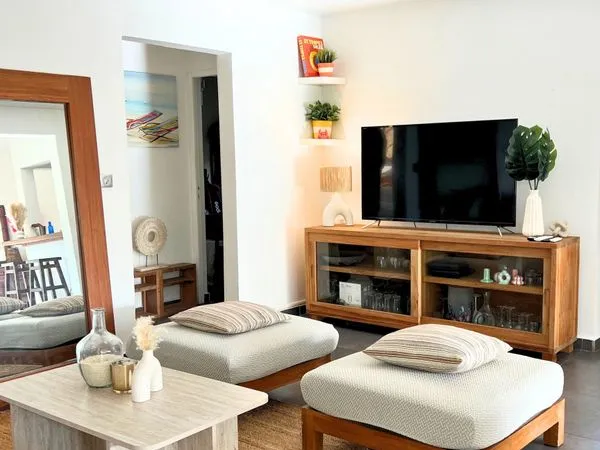 Appartement T3 avec jardin, grande terrasse et vue mer - Bas-du-Fort, Le Gosier