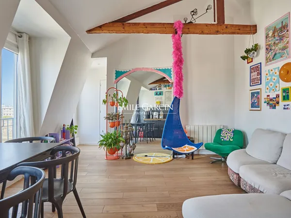 A VENDRE - Appartement Paris - 75013 - Butte-aux-Cailles - 2 pièces - 1 chambre - 36 m²