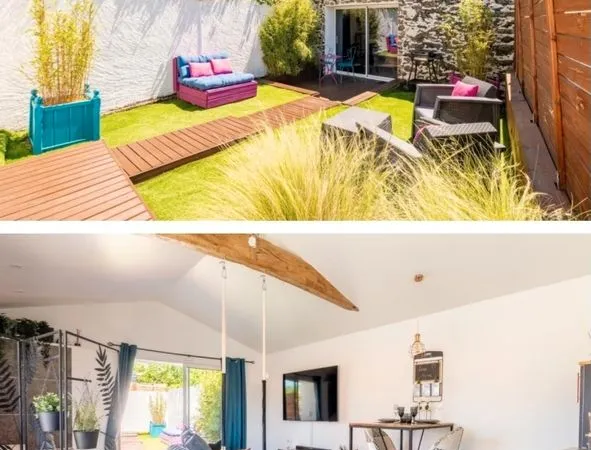 Maison meublée 45m2 - 2 personnes - balnéo- bail mobilité- Bois de Céné/Challans/Nantes