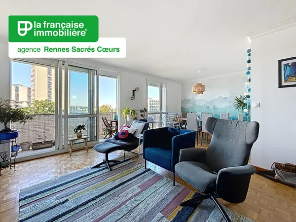 T4 à vendre Rennes Bréquigny Appartement spacieux et lumineux