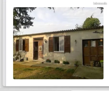 Petite maison sur terrain de loisirs proche tous commerces, gare et autoroute