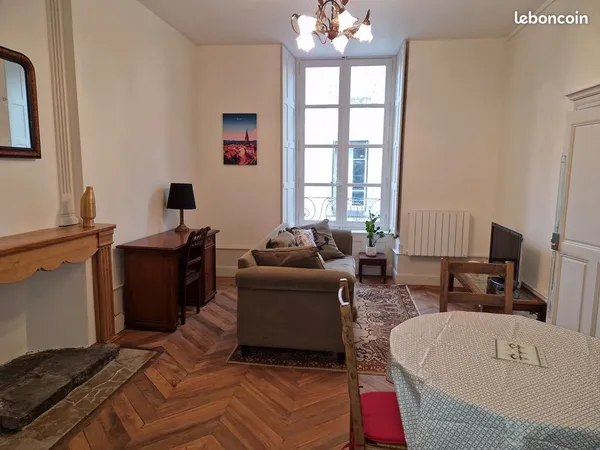 T2 meublé, 50 m2, Riom, entièrement rénové