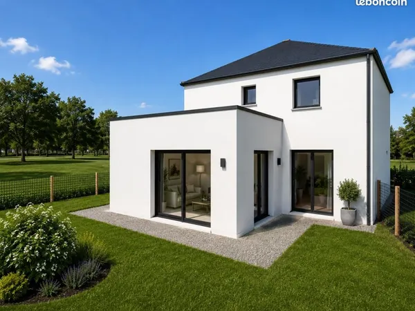 Terrain 348 m² Les Touches