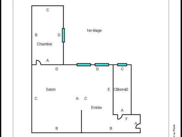 Appartement 1 pièce 49 m²