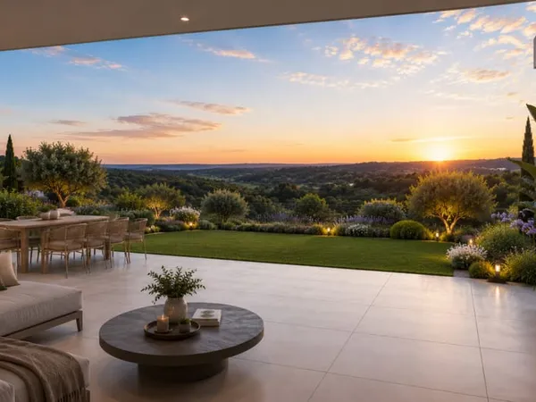 RESIDENCE INTIMISTE : MAGNIFIQUE 3 PIECES DE 75M² EN REZ-DE-JARDIN AVEC PISCINE AU CALME ABSOLU