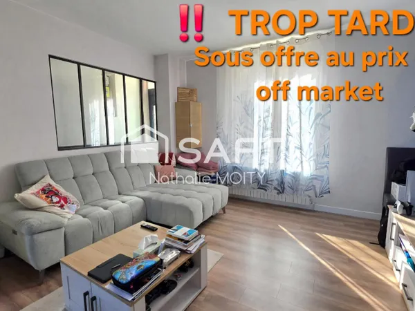 Jolie maison rénovée avec terrasse et jardin