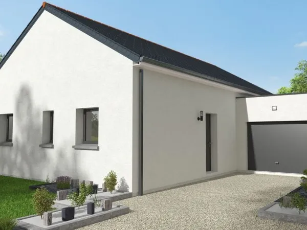Projet de construction d'une maison 85 m² avec terrain à BRECE (35)