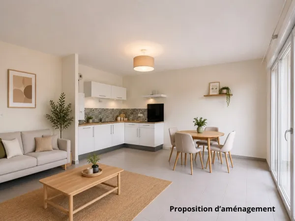 Appartement 3 pièces 63 m²
