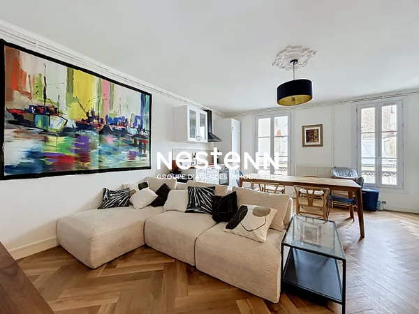 BATIGNOLLES - LE CHARME PARISIEN, 2 CHAMBRES ET ASCENSEUR