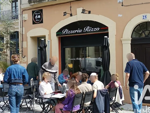 Crêperie, pizzeria 100 m² Mèze