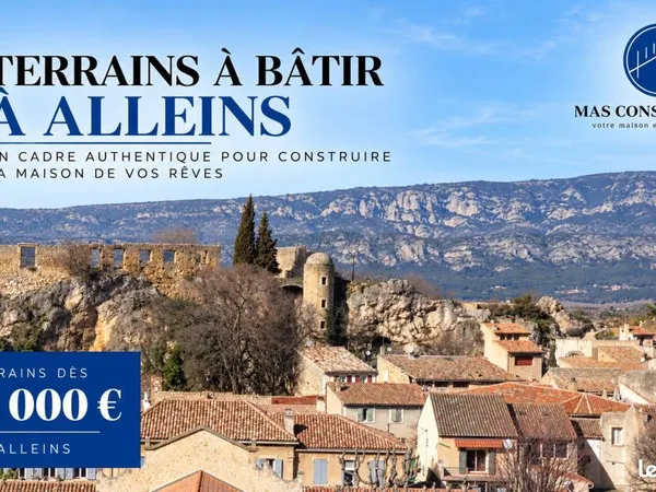 Terrain 400 m² Alleins