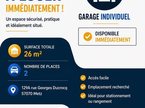 Garage à louer