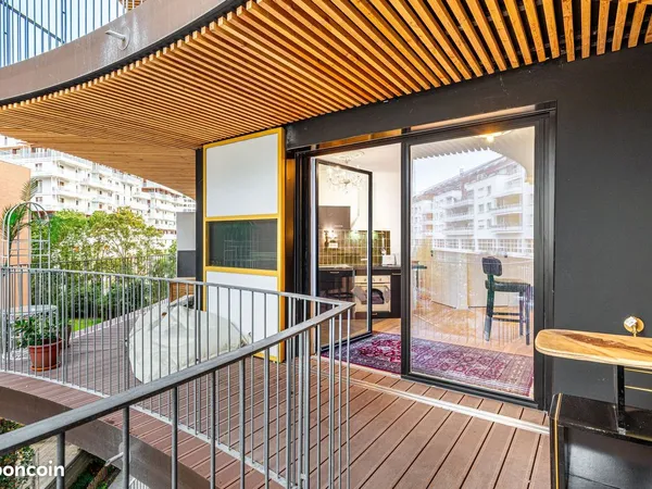 T2 meublé récent de 38 m² avec terrasse de 17 m²