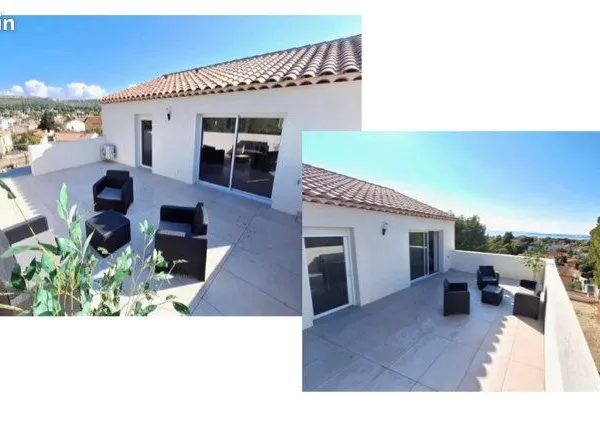 T3 Récent - Terrasse Exceptionnelle 35m² - Vue Panoramique - Rognac