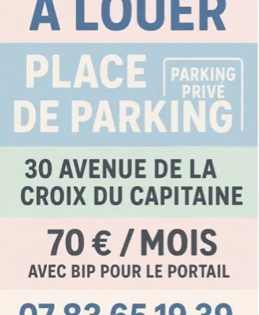 Place de parking privé