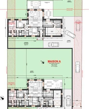 Maison sur plan