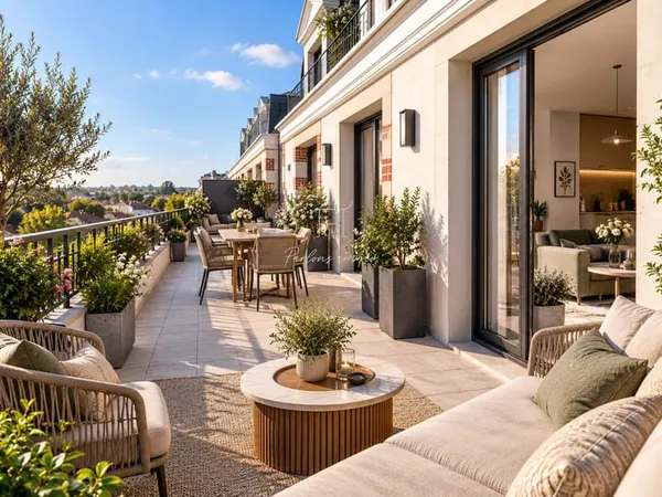 T2 43 m2 GRANDE TERRASSE DE 19,52 m2 PARKING GAGNY C