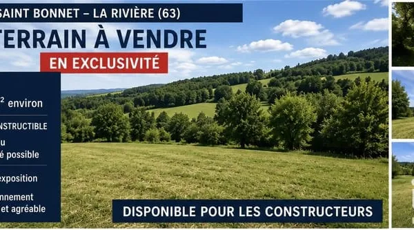 Terrain 2038 m²
