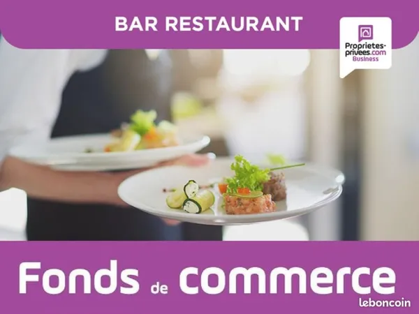 Fonds de commerce bar, PMU, restaurant 140 m²