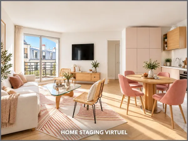 2 pièces avec balcon au 5e avec ascenseur
