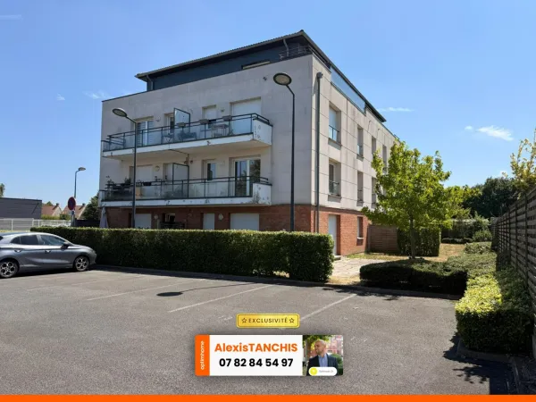 Saint-André-lez-Lille - T2 de 47 m² avec balcon, ascenseur et parking privatif