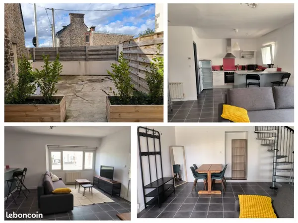 🏡 Duplex T2 coup de coeur rénovée avec terrasse et parking - Saint-Brieuc (Quartier Robien)