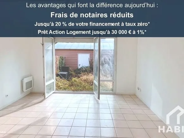 Maison jumelée - 62.5m ²
