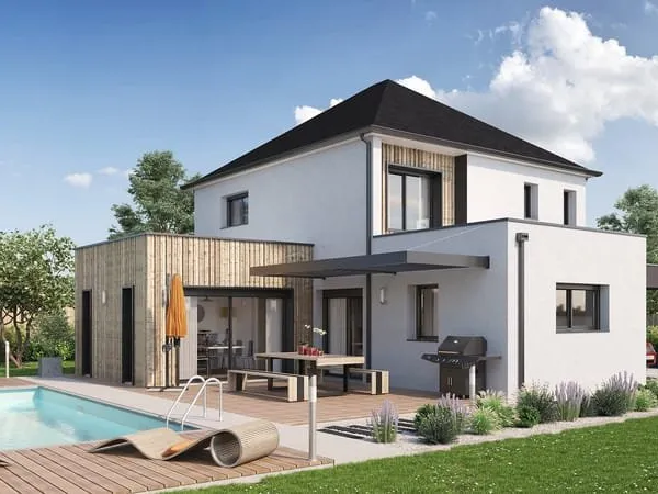 Terrain+Maison à Pont-Péan 4 chambres
