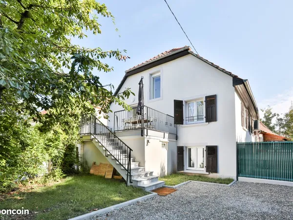 BRUNSTATT beau T4 duplex, terrasse, jardin et parking