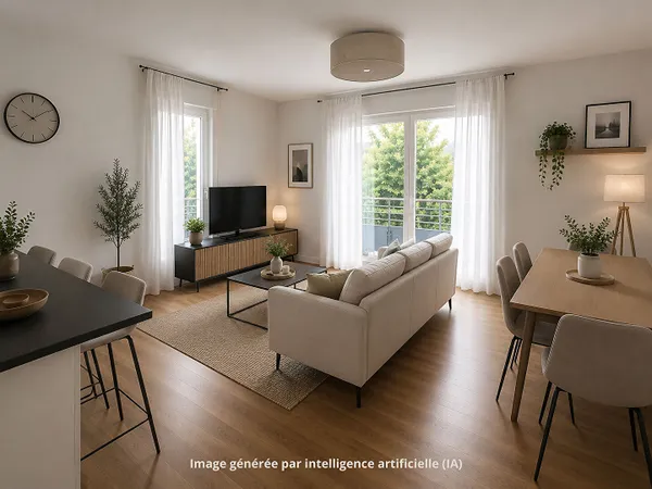 Appartement 3 pièces 68 m²