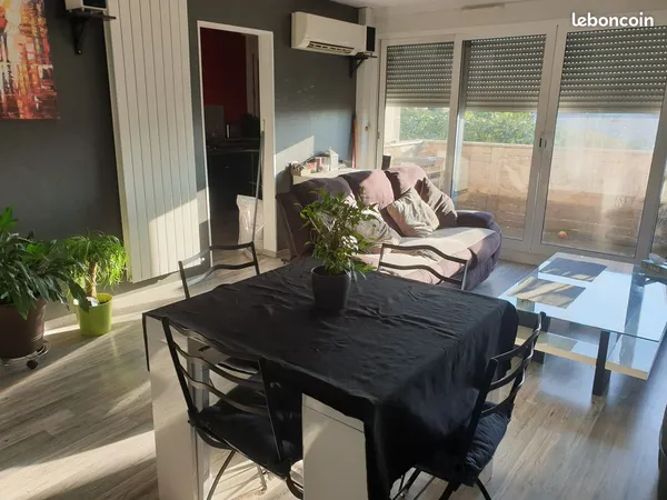 T3 meublé 55m² tout inclus (élec, gaz, fibre) - Bron 7 Chemins