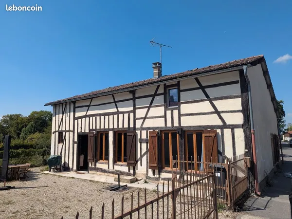 Maison en pan de bois