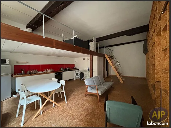 Loft 2 pièces 52 m²