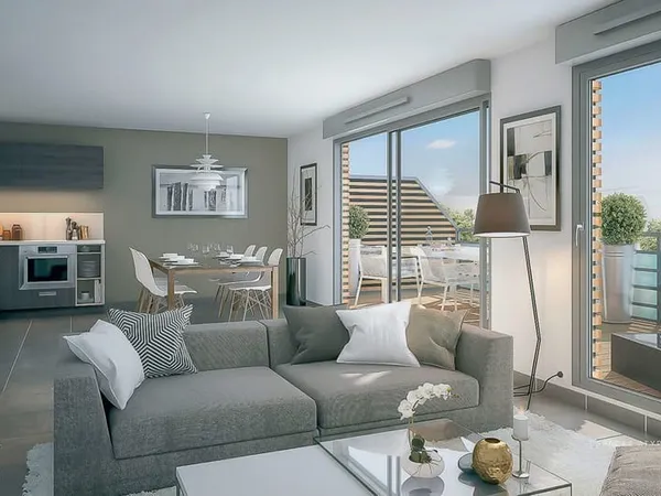 Appartement 3 pièce(s) 68.51 m2 + terrasse
