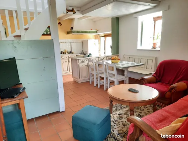 Maison meublée T3 TT confort WIFI au calme à 300m de la mer