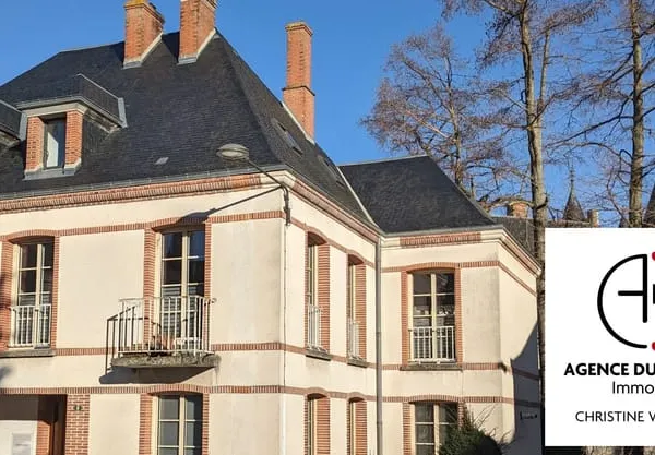 VUE SUR LE CHATEAU DE SULLY SUR LOIRE. GRANDE MAISON DE VILLE PL