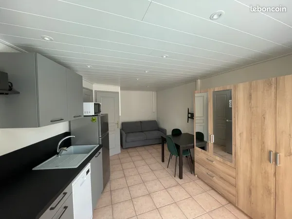 Studio meublé 17 m² - Tout compris - Bains (43370)