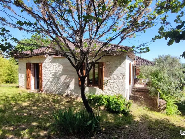 Maison en pierre et terrain