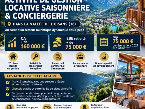 Gestion locative saisonnière au Bourg-d'Oisans