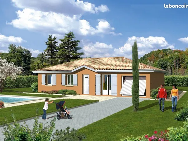 Maison 100 m² avec terrain à SAINT-GEORGES-D'ESPERANCHE (38)