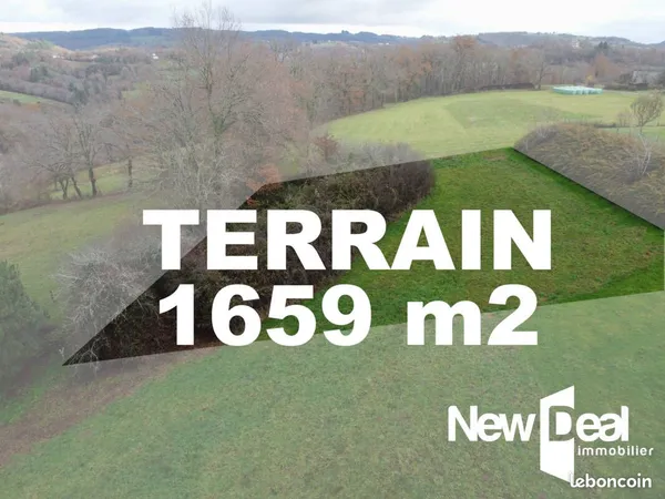 Terrain 1 659 m² Brive La Gaillarde