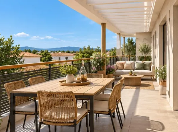 T3 avec terrasse et parking - Sénas
