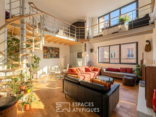 L'art des volumes : appartement traversant esprit l'atelier d'artiste