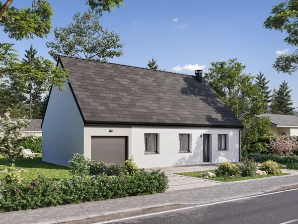 Terrain + maison 74 m²