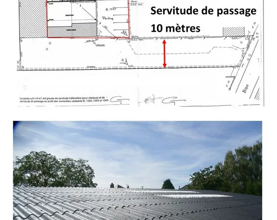 Logement avec 3 appartements + hangar