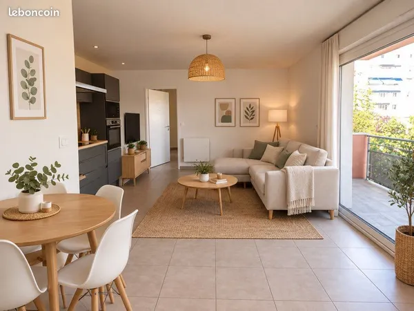 Appartement T2 avec garage fermé quartier Beaulieu/La Marbellière
