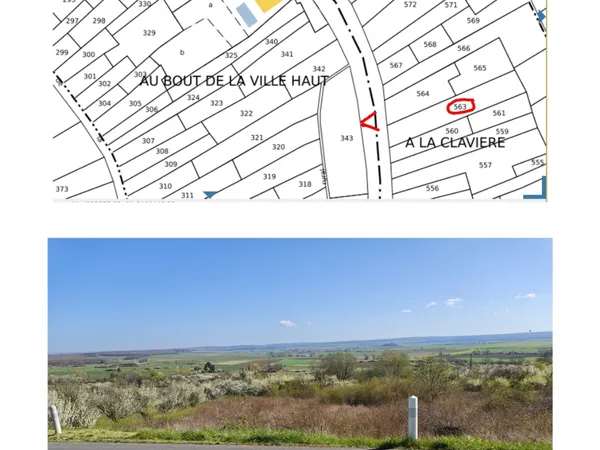 Terrain 545 m²